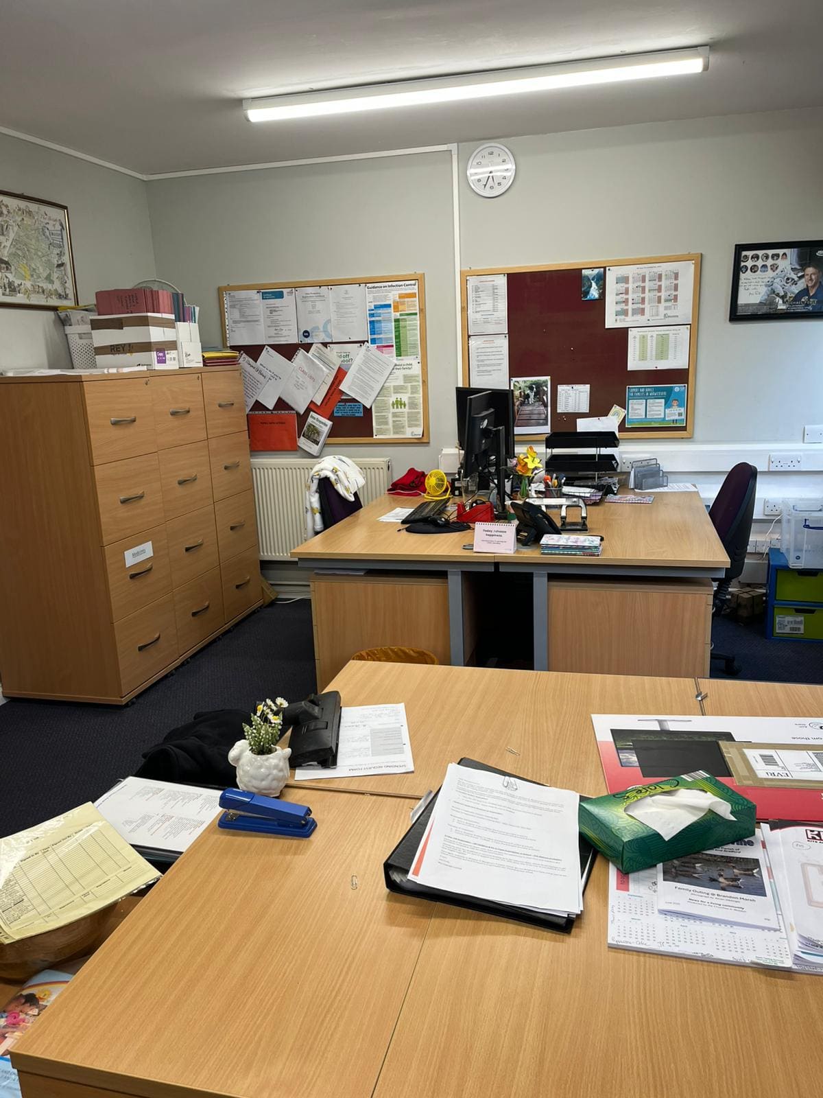 Donated furniture from Prime in Wolston St Margaret’s Primary School